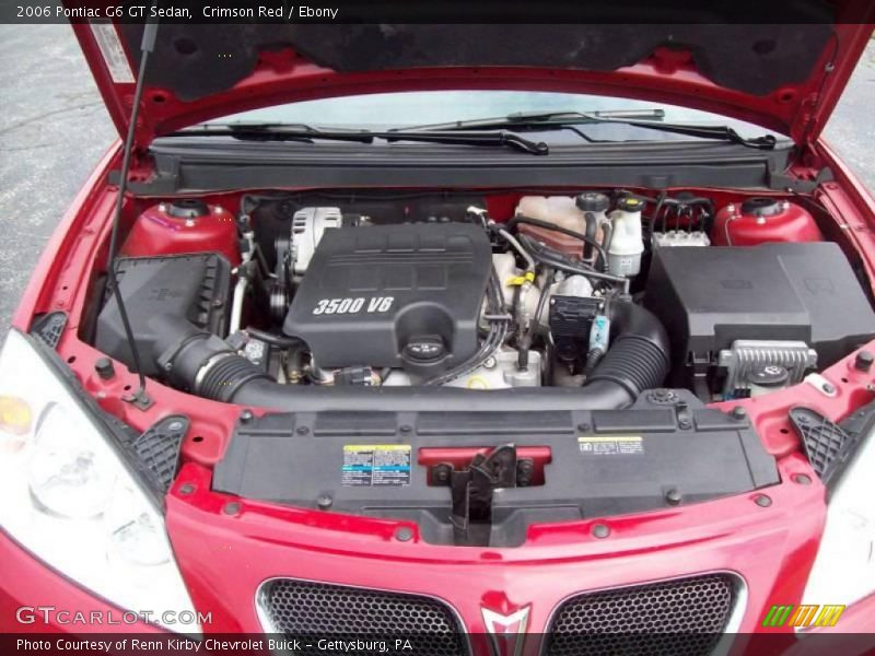 Crimson Red / Ebony 2006 Pontiac G6 GT Sedan
