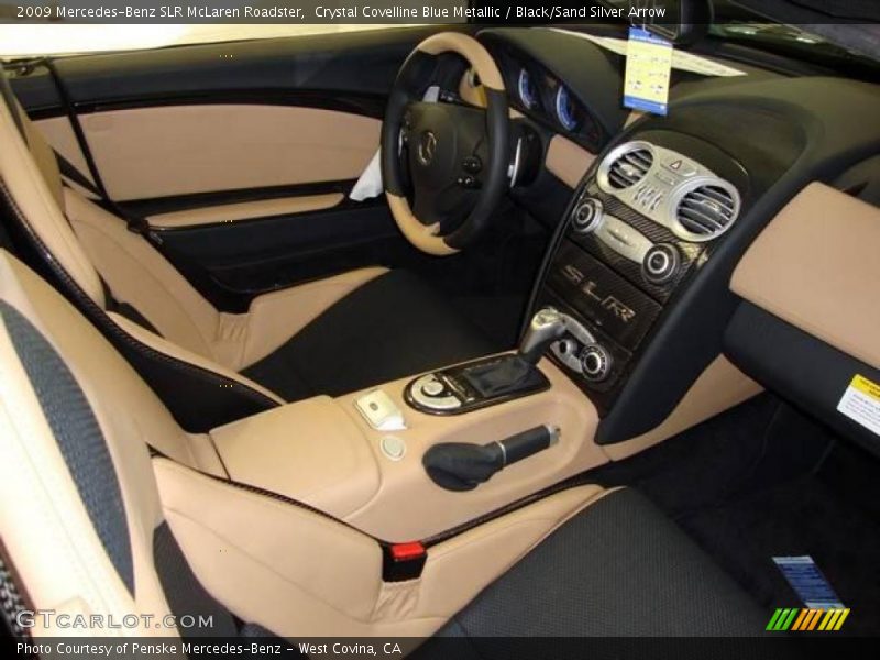  2009 SLR McLaren Roadster Black/Sand Silver Arrow Interior