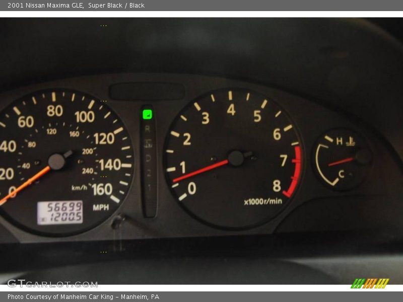 Super Black / Black 2001 Nissan Maxima GLE