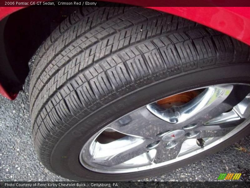 Crimson Red / Ebony 2006 Pontiac G6 GT Sedan