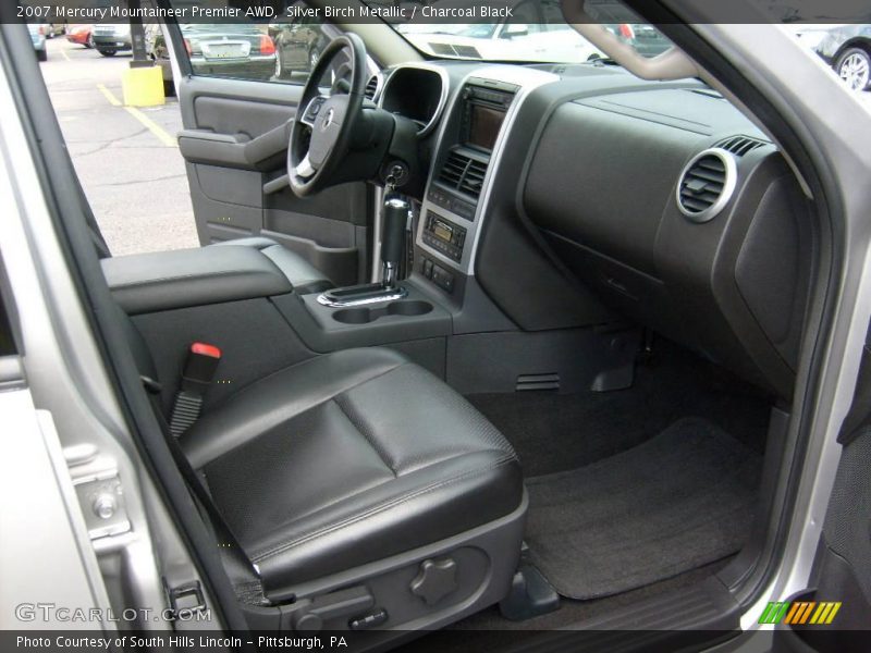 Silver Birch Metallic / Charcoal Black 2007 Mercury Mountaineer Premier AWD