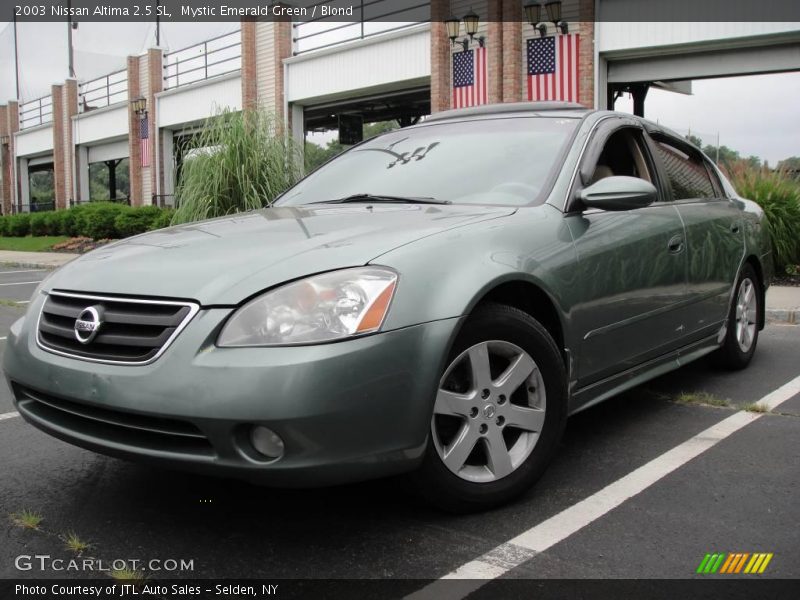 Mystic Emerald Green / Blond 2003 Nissan Altima 2.5 SL