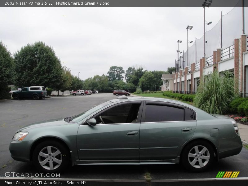 Mystic Emerald Green / Blond 2003 Nissan Altima 2.5 SL