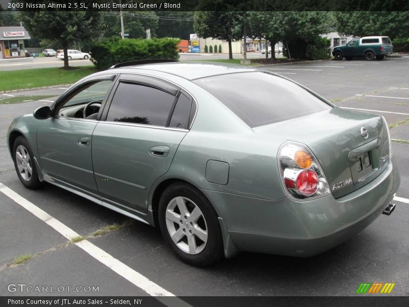 Mystic Emerald Green / Blond 2003 Nissan Altima 2.5 SL
