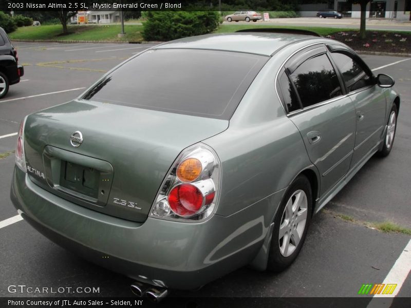 Mystic Emerald Green / Blond 2003 Nissan Altima 2.5 SL