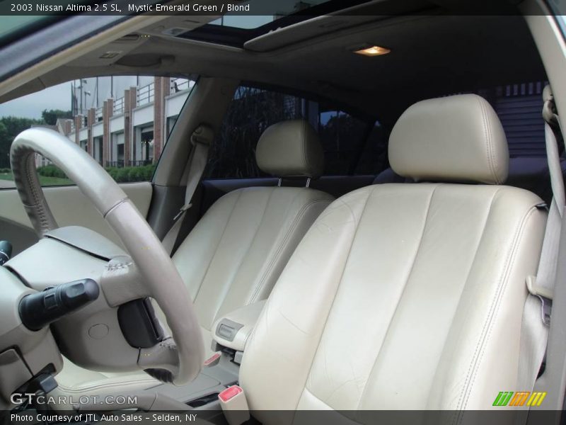 Mystic Emerald Green / Blond 2003 Nissan Altima 2.5 SL