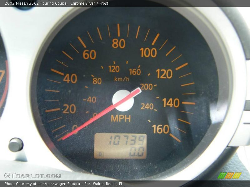 Chrome Silver / Frost 2003 Nissan 350Z Touring Coupe
