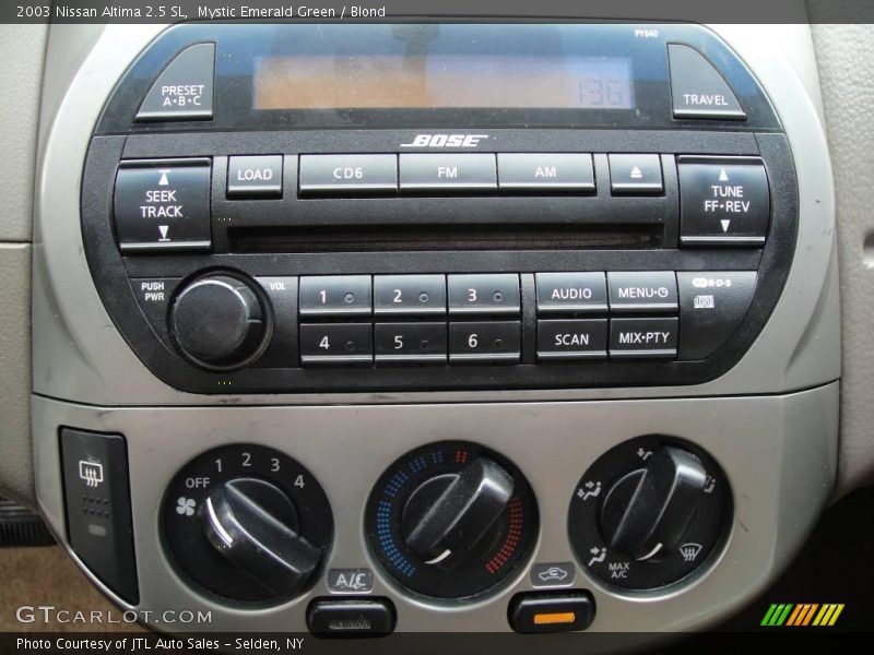 Mystic Emerald Green / Blond 2003 Nissan Altima 2.5 SL