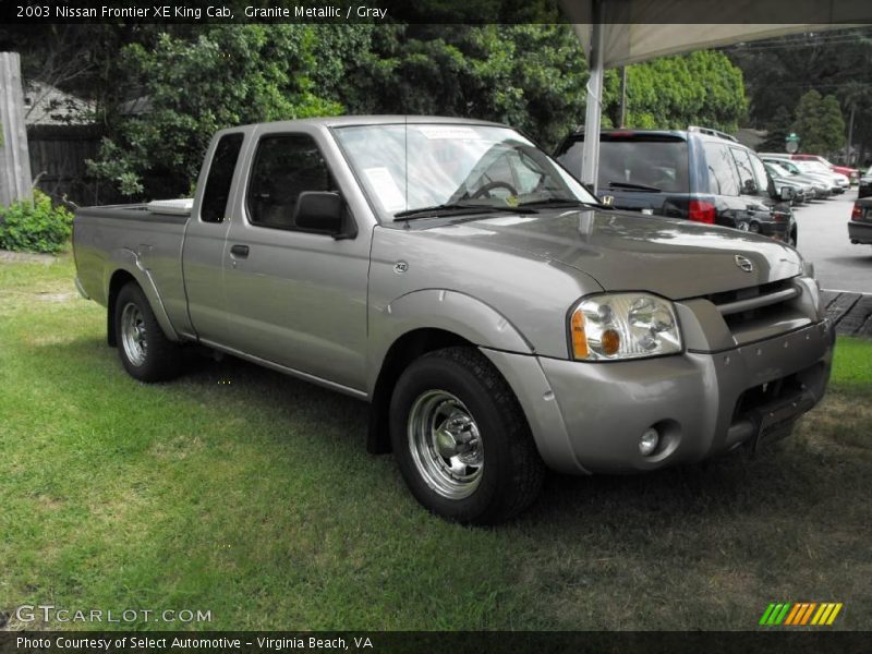 Granite Metallic / Gray 2003 Nissan Frontier XE King Cab