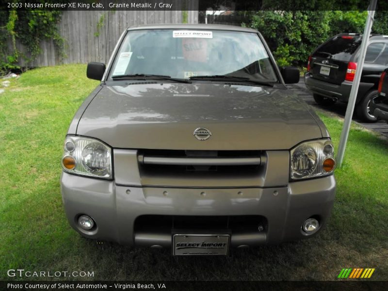 Granite Metallic / Gray 2003 Nissan Frontier XE King Cab