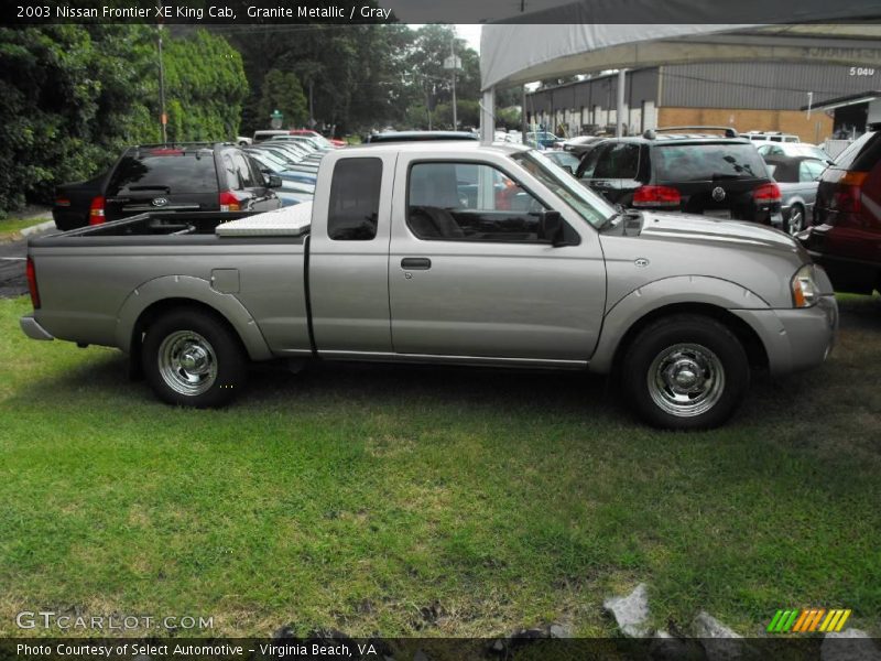 Granite Metallic / Gray 2003 Nissan Frontier XE King Cab
