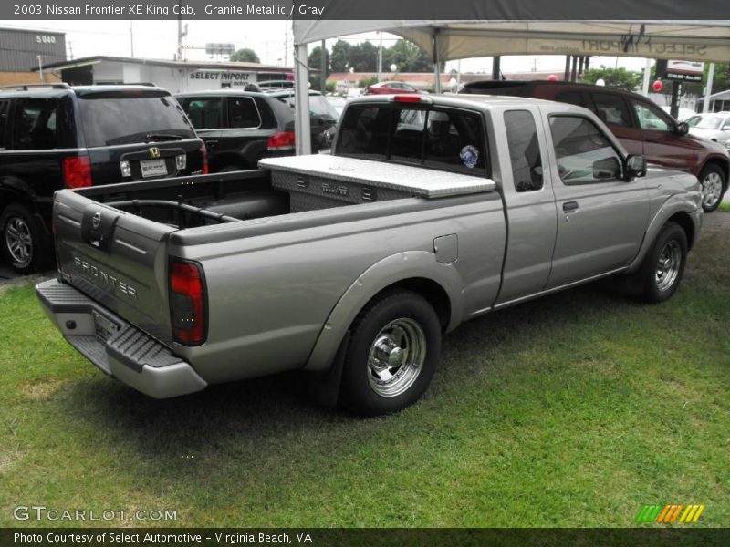 Granite Metallic / Gray 2003 Nissan Frontier XE King Cab