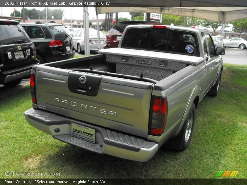 Granite Metallic / Gray 2003 Nissan Frontier XE King Cab