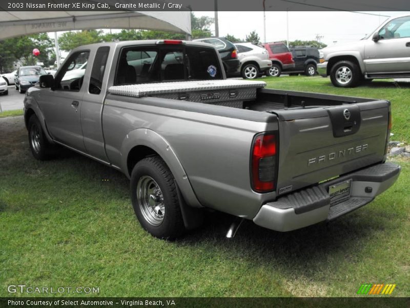 Granite Metallic / Gray 2003 Nissan Frontier XE King Cab