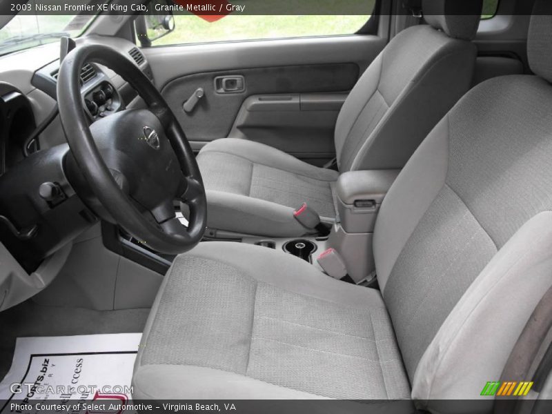Granite Metallic / Gray 2003 Nissan Frontier XE King Cab