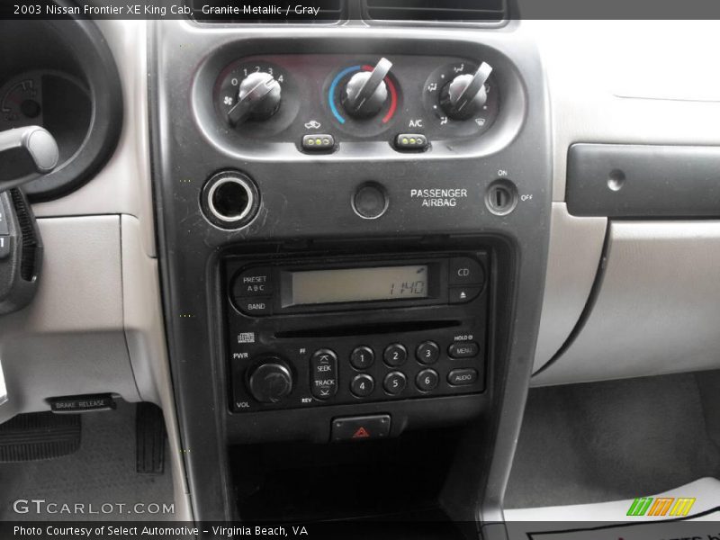 Granite Metallic / Gray 2003 Nissan Frontier XE King Cab