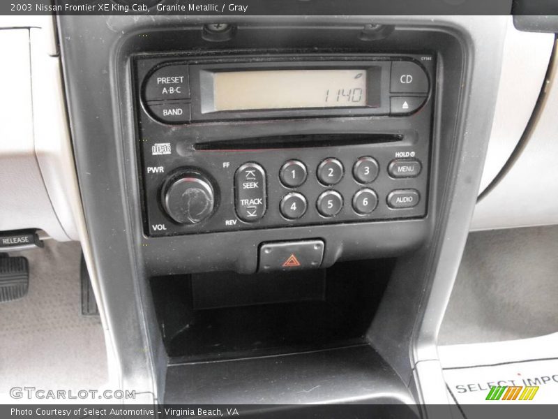 Granite Metallic / Gray 2003 Nissan Frontier XE King Cab