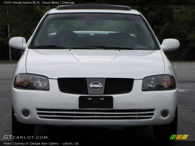 Cloud White / Charcoal 2004 Nissan Sentra SE-R