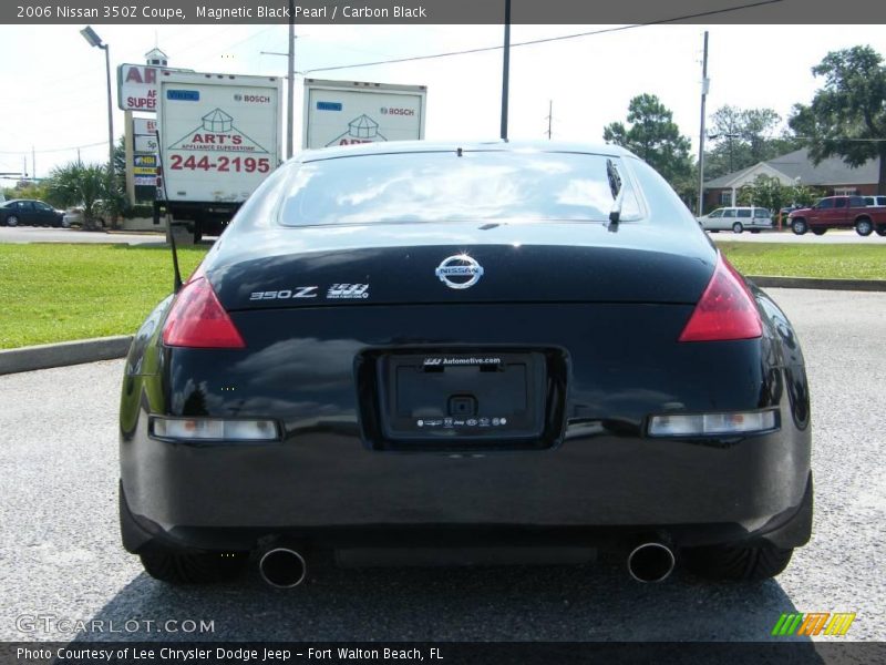 Magnetic Black Pearl / Carbon Black 2006 Nissan 350Z Coupe