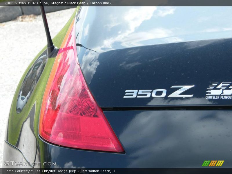 Magnetic Black Pearl / Carbon Black 2006 Nissan 350Z Coupe