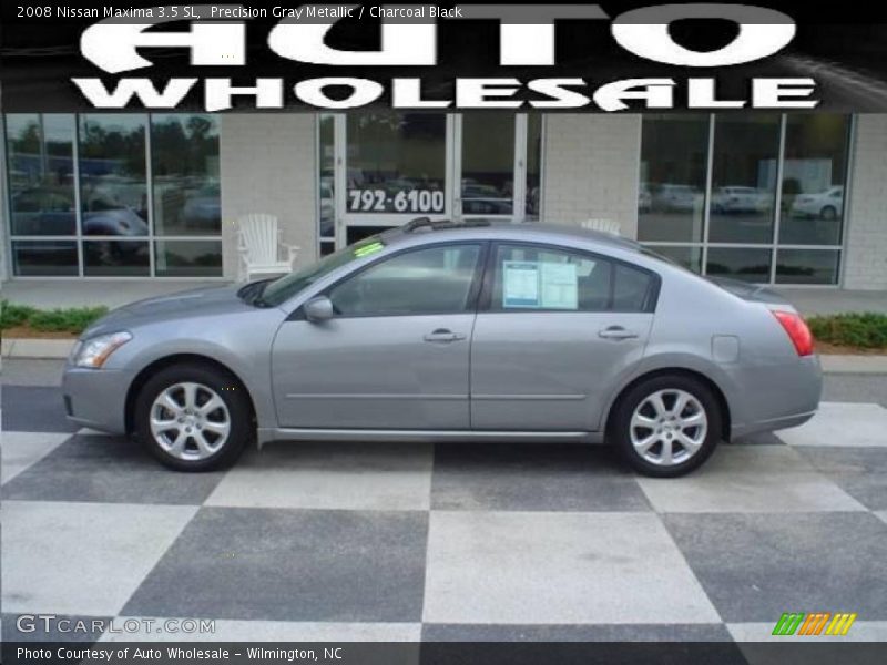 Precision Gray Metallic / Charcoal Black 2008 Nissan Maxima 3.5 SL