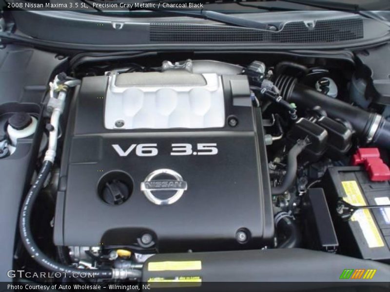 Precision Gray Metallic / Charcoal Black 2008 Nissan Maxima 3.5 SL