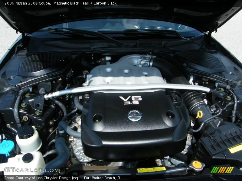 Magnetic Black Pearl / Carbon Black 2006 Nissan 350Z Coupe