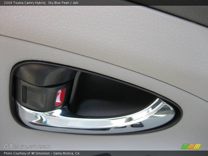 Sky Blue Pearl / Ash 2009 Toyota Camry Hybrid