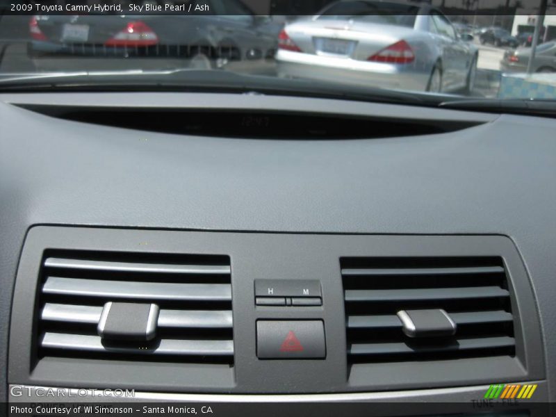 Sky Blue Pearl / Ash 2009 Toyota Camry Hybrid