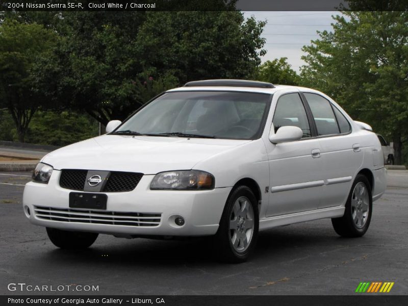 Cloud White / Charcoal 2004 Nissan Sentra SE-R