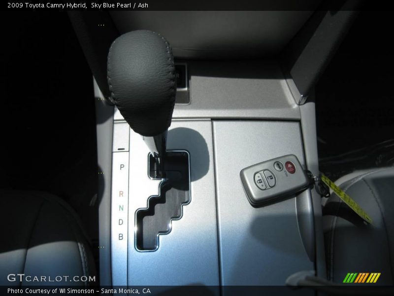 Sky Blue Pearl / Ash 2009 Toyota Camry Hybrid