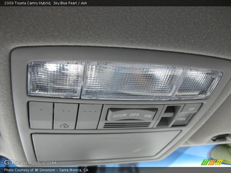 Sky Blue Pearl / Ash 2009 Toyota Camry Hybrid