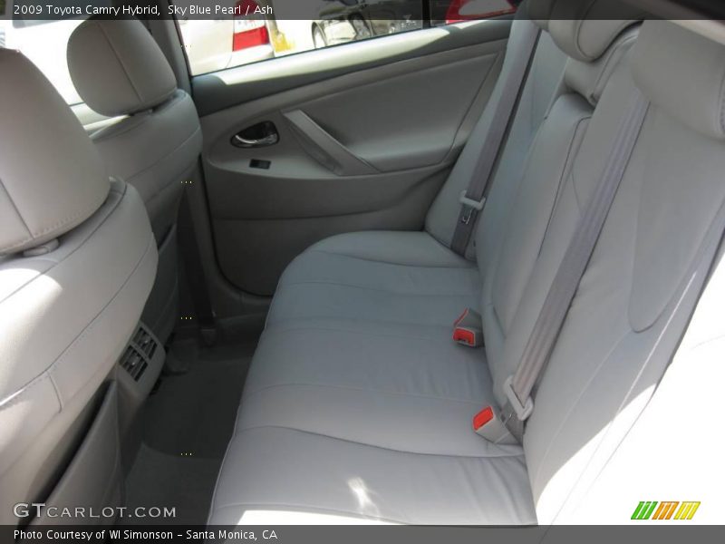 Sky Blue Pearl / Ash 2009 Toyota Camry Hybrid