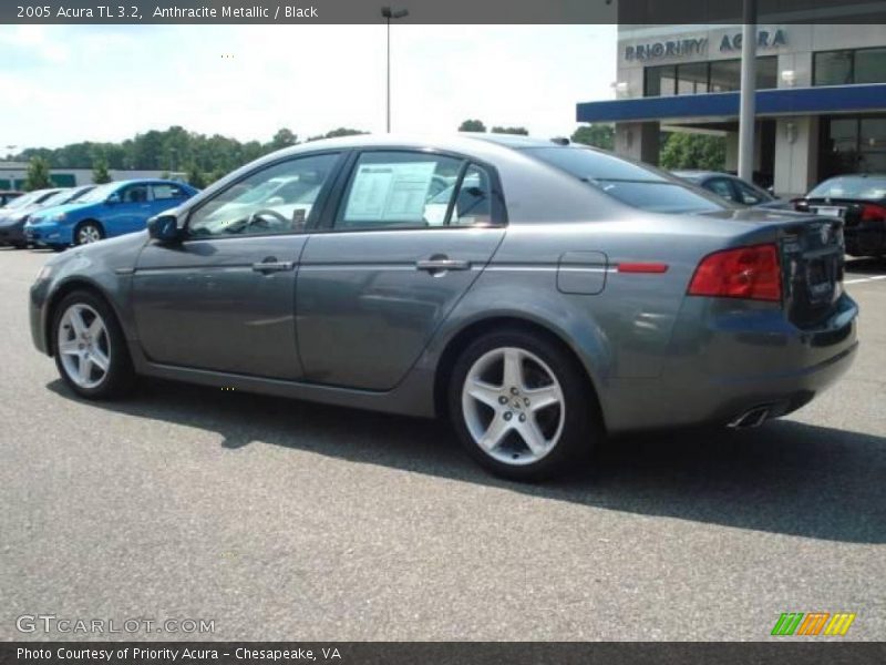 Anthracite Metallic / Black 2005 Acura TL 3.2