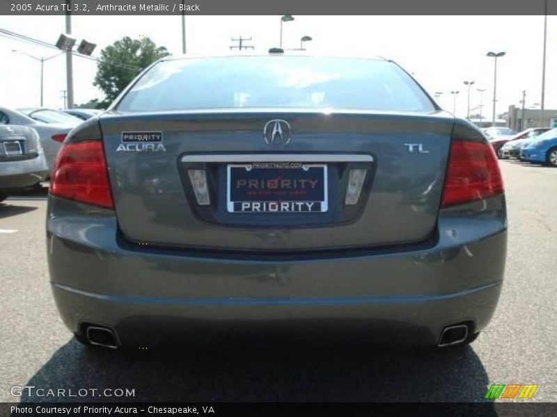 Anthracite Metallic / Black 2005 Acura TL 3.2
