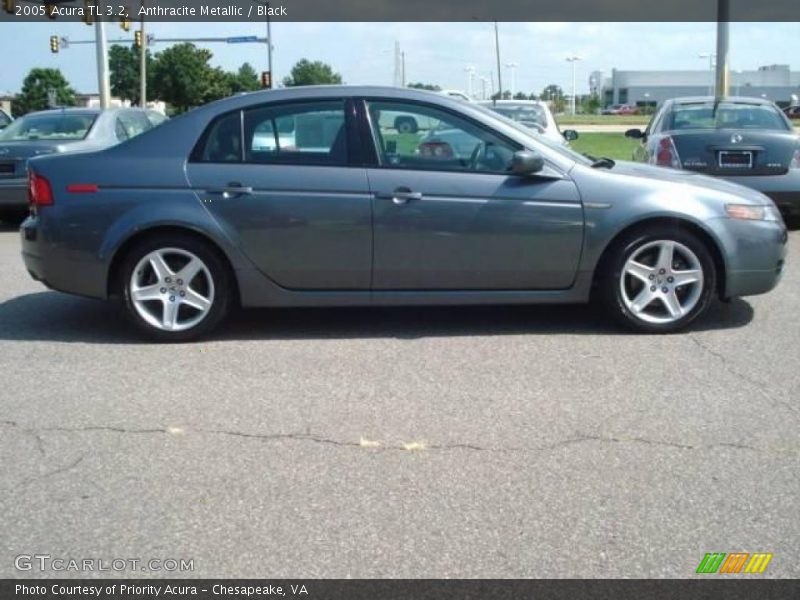 Anthracite Metallic / Black 2005 Acura TL 3.2