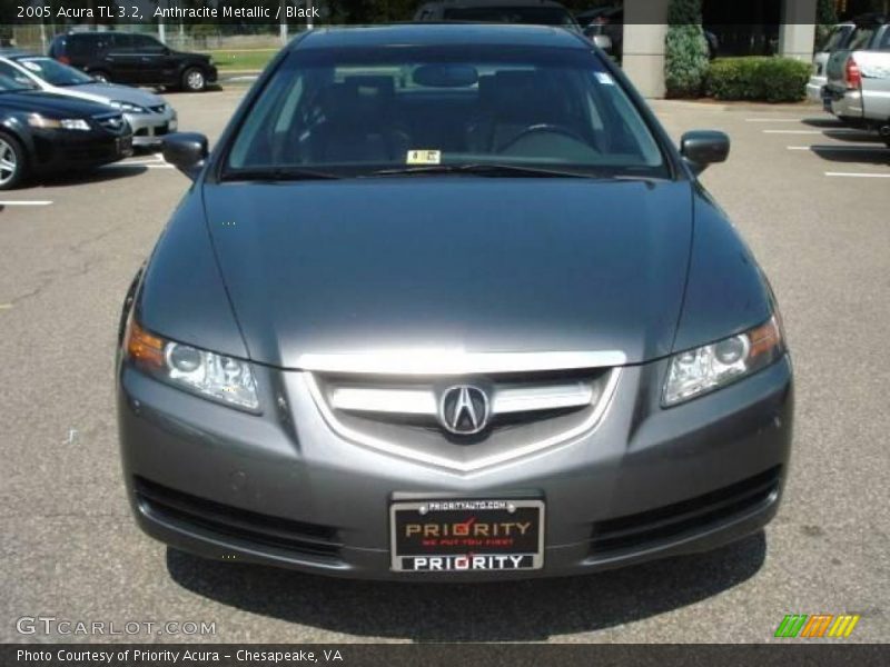 Anthracite Metallic / Black 2005 Acura TL 3.2