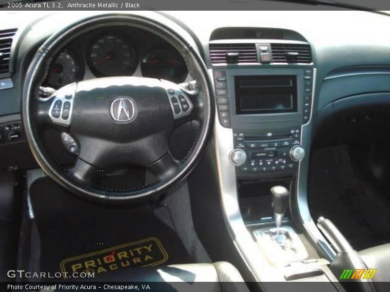 Anthracite Metallic / Black 2005 Acura TL 3.2