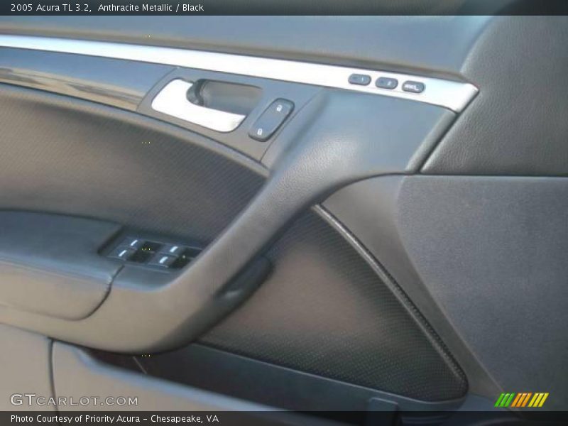 Anthracite Metallic / Black 2005 Acura TL 3.2