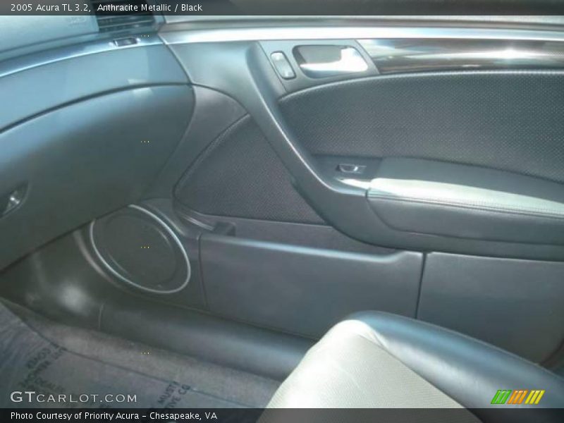 Anthracite Metallic / Black 2005 Acura TL 3.2