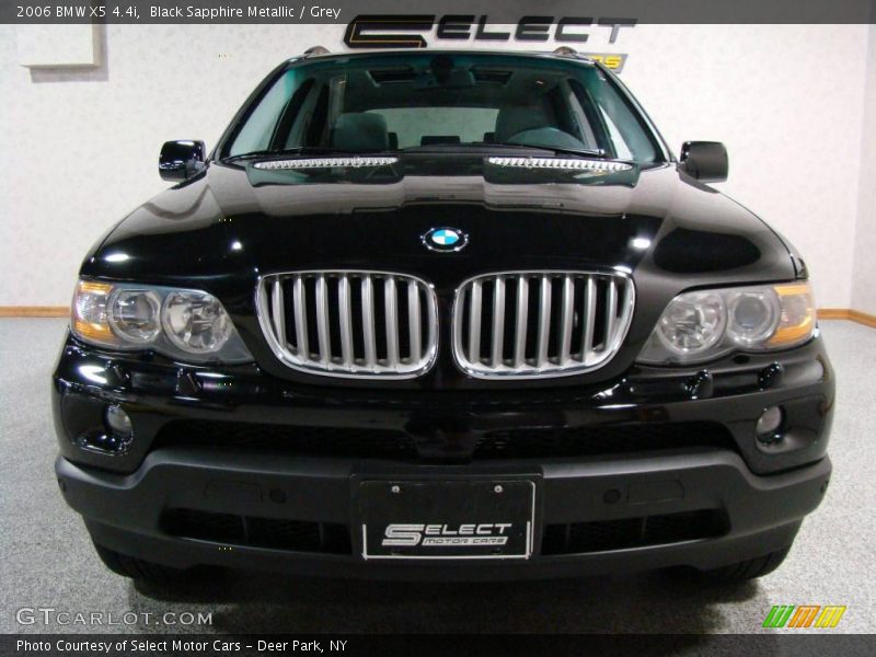 Black Sapphire Metallic / Grey 2006 BMW X5 4.4i