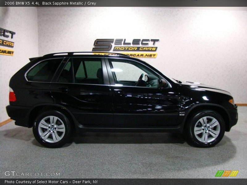 Black Sapphire Metallic / Grey 2006 BMW X5 4.4i