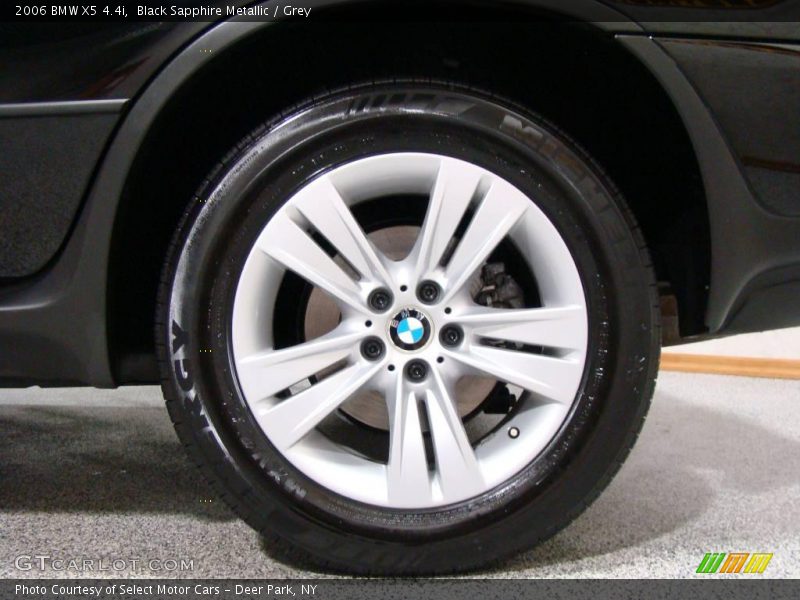 Black Sapphire Metallic / Grey 2006 BMW X5 4.4i