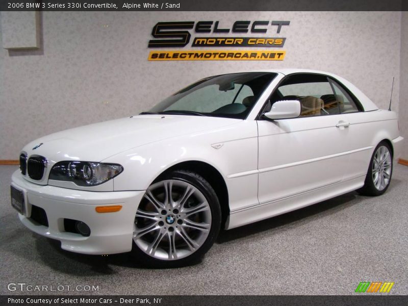 Alpine White / Sand 2006 BMW 3 Series 330i Convertible
