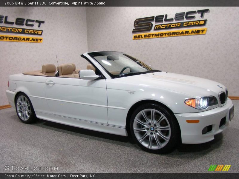 Alpine White / Sand 2006 BMW 3 Series 330i Convertible