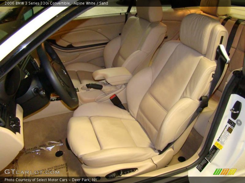 Alpine White / Sand 2006 BMW 3 Series 330i Convertible