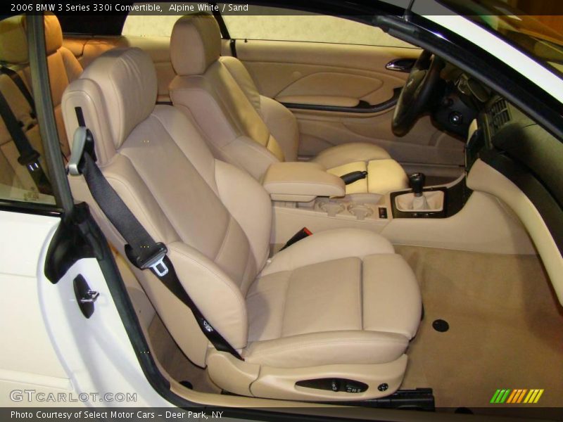 Alpine White / Sand 2006 BMW 3 Series 330i Convertible