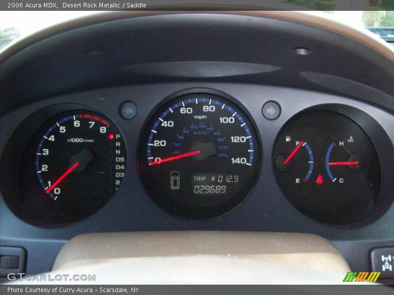 Desert Rock Metallic / Saddle 2006 Acura MDX
