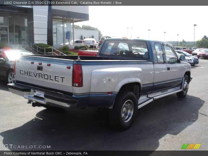 Catalina Blue Metallic / Blue 1992 Chevrolet C/K 3500 C3500 Extended Cab