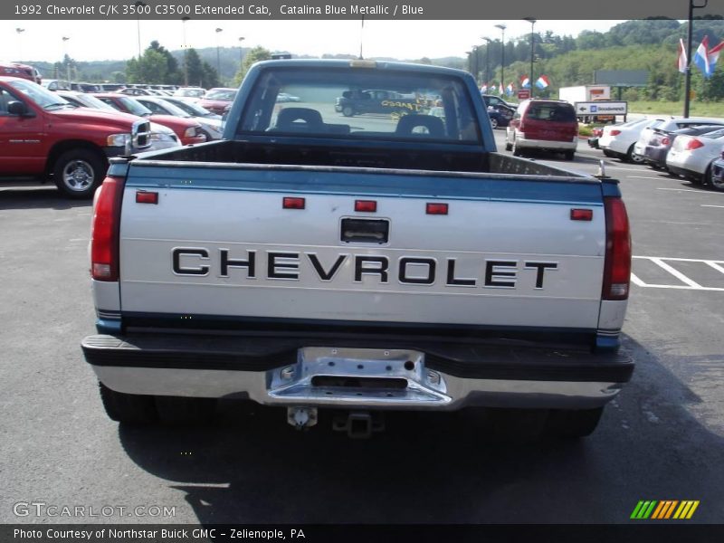 Catalina Blue Metallic / Blue 1992 Chevrolet C/K 3500 C3500 Extended Cab